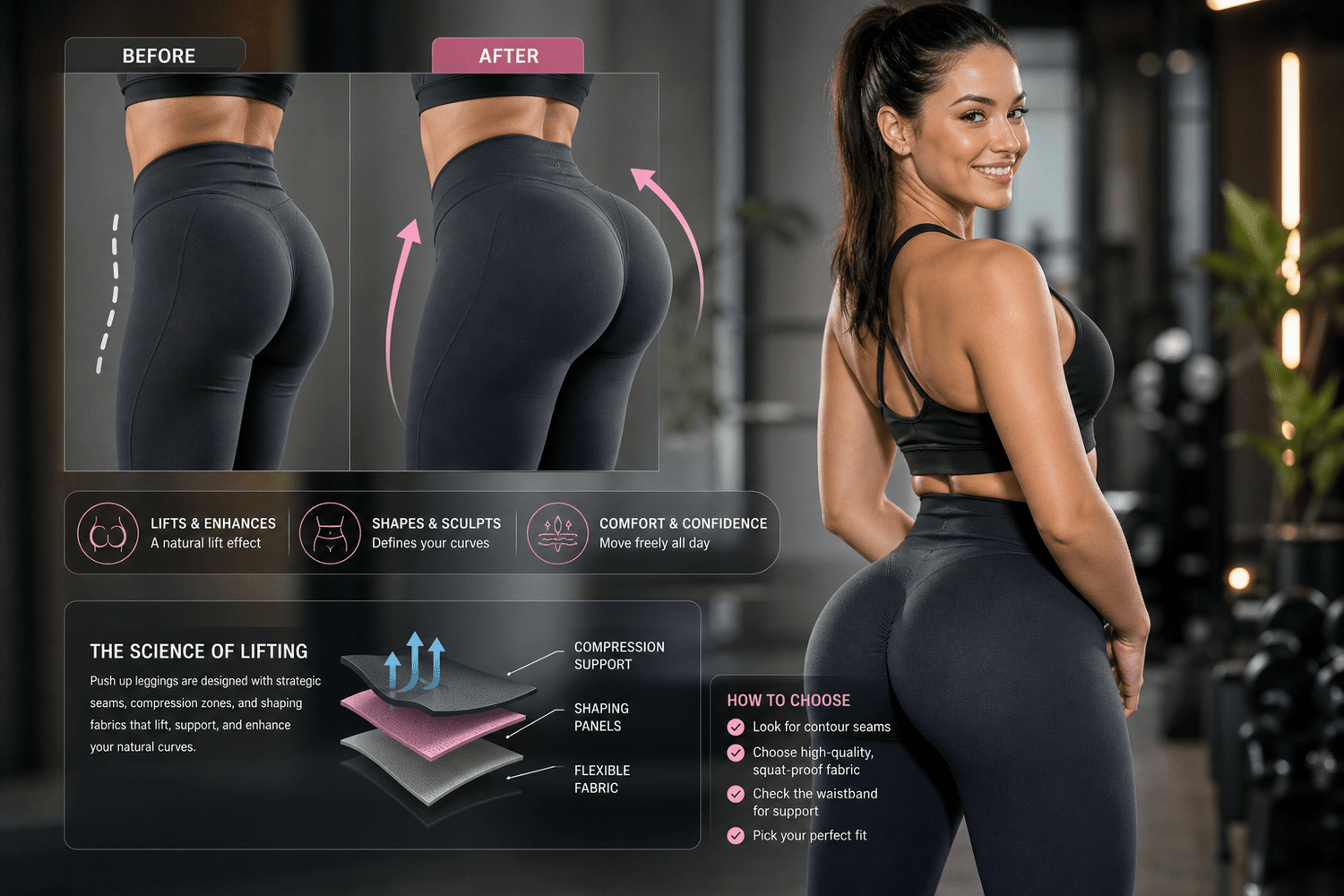 Push-Up Leggings Before and After: Do They Really Work? - Ionicfire