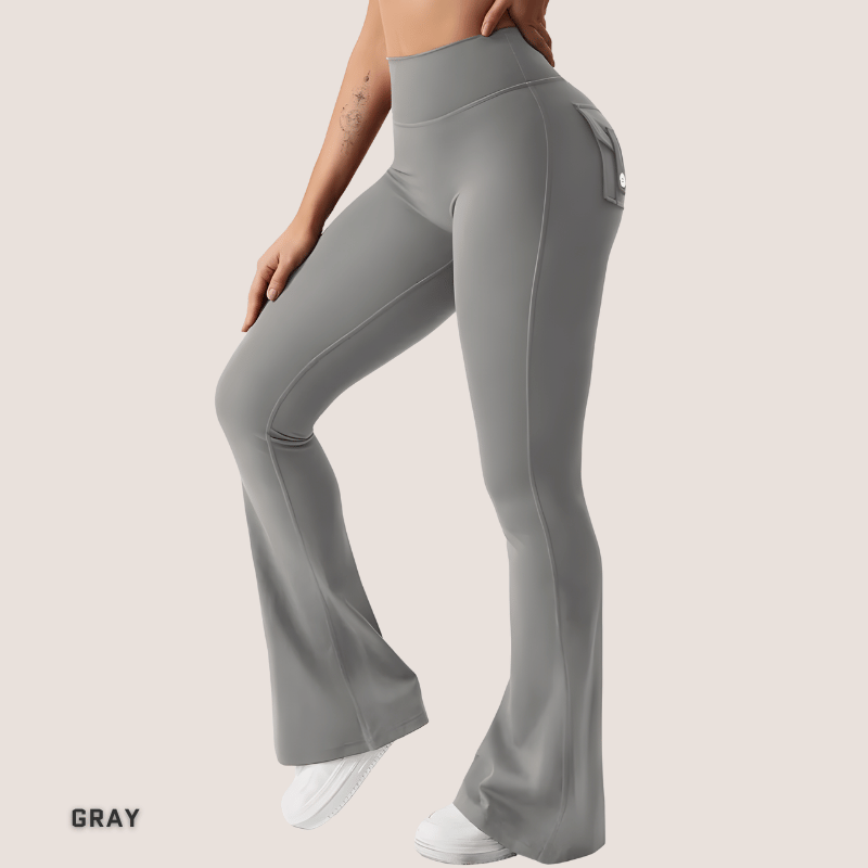 CARGO FLARE FIT © | Push Up Cargo Leggings