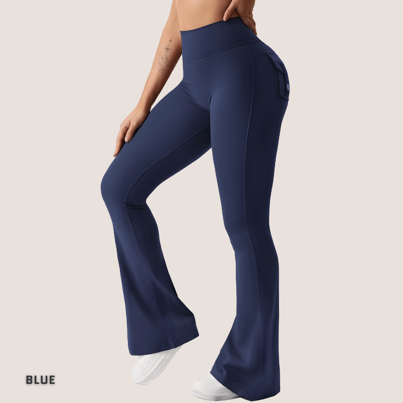 CARGO FLARE FIT © | Push Up Cargo Leggings