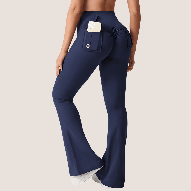 CARGO FLARE FIT © | Push Up Cargo Leggings - Ionicfire