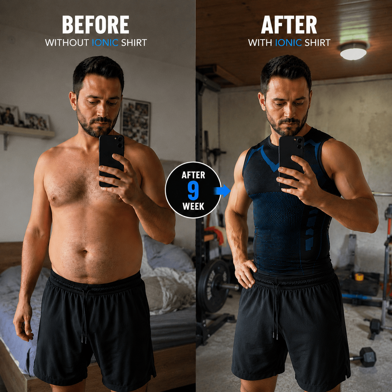 IONIC SHIRT - INSTANT SHAPING - Ionicfire