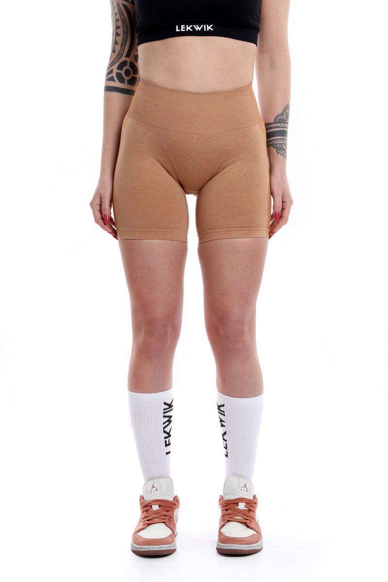 POLLY beige - High waisted shorts - Ionicfire