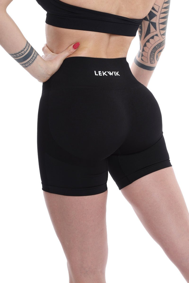 POLLY black - High waisted Shorts - Ionicfire