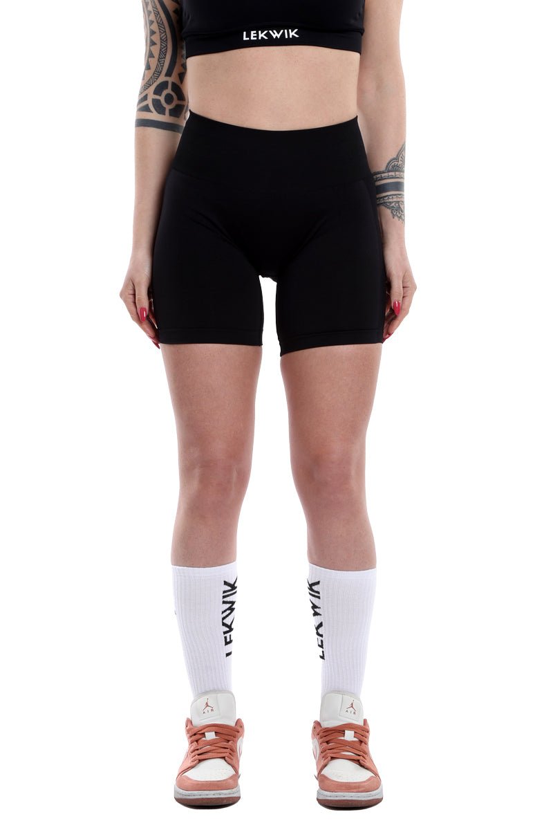 POLLY black - High waisted Shorts - Ionicfire