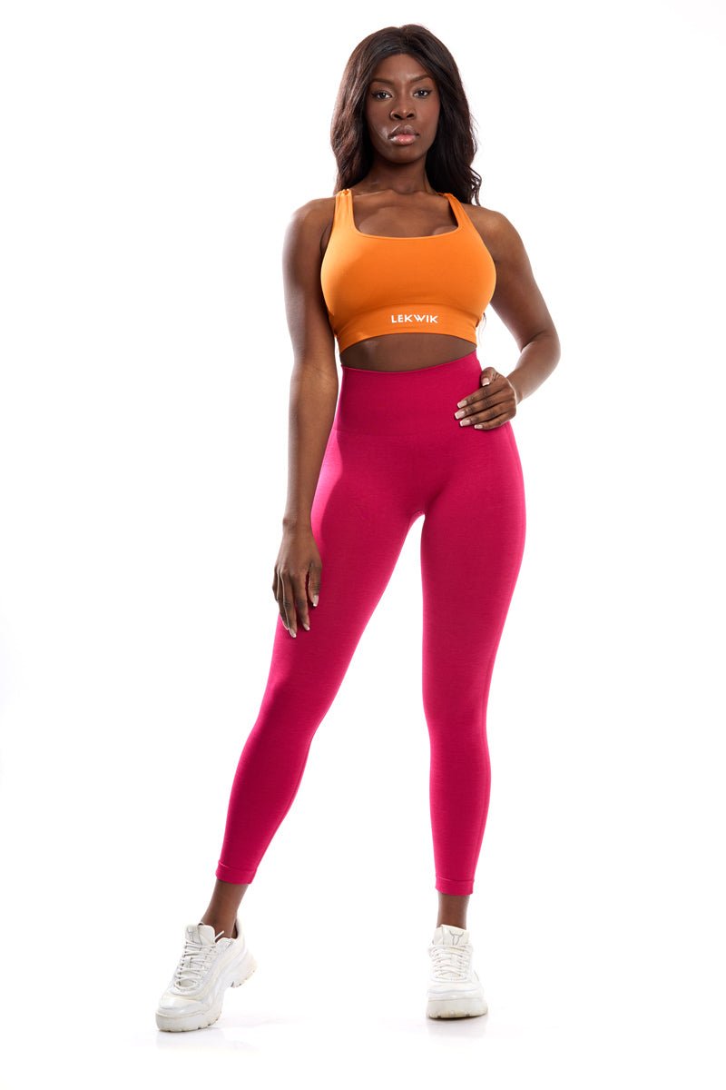POLLY cherry - High waisted leggings - Ionicfire