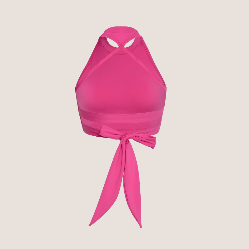 STRA TOP Pink © | Push Up Top with Bands - Ionicfire
