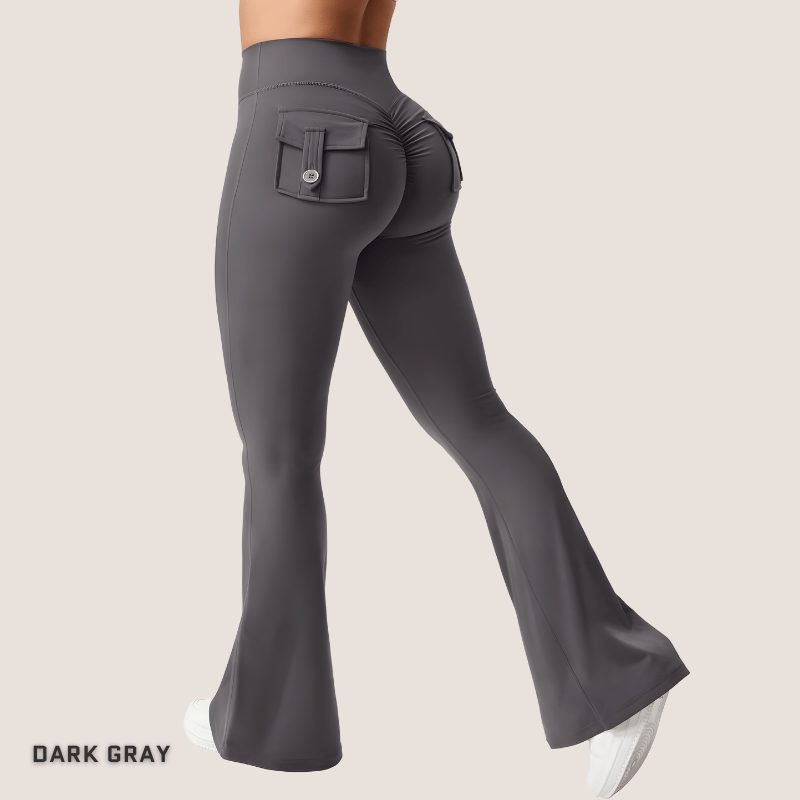 CARGO FLARE  FIT © | Push Up Cargo Leggings