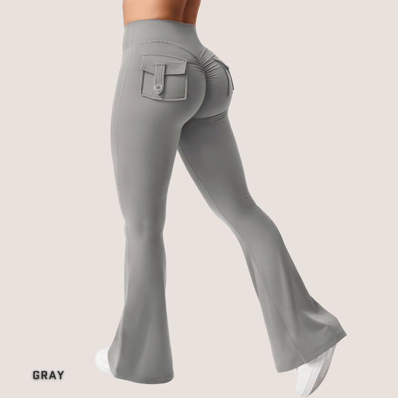 CARGO FLARE  FIT © | Push Up Cargo Leggings