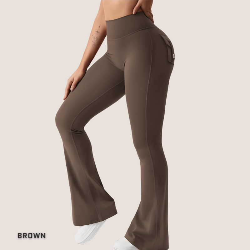 CARGO FLARE  FIT © | Push Up Cargo Leggings