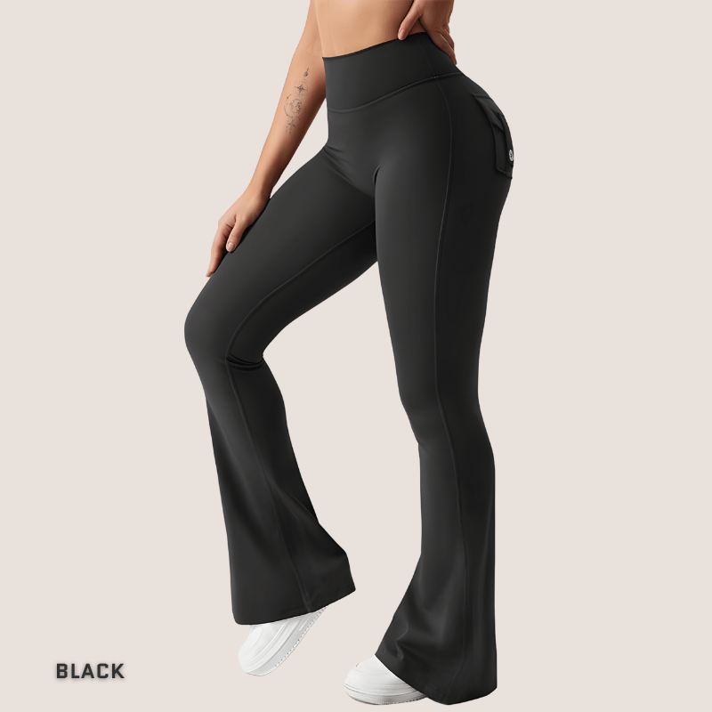 CARGO FLARE  FIT © | Push Up Cargo Leggings
