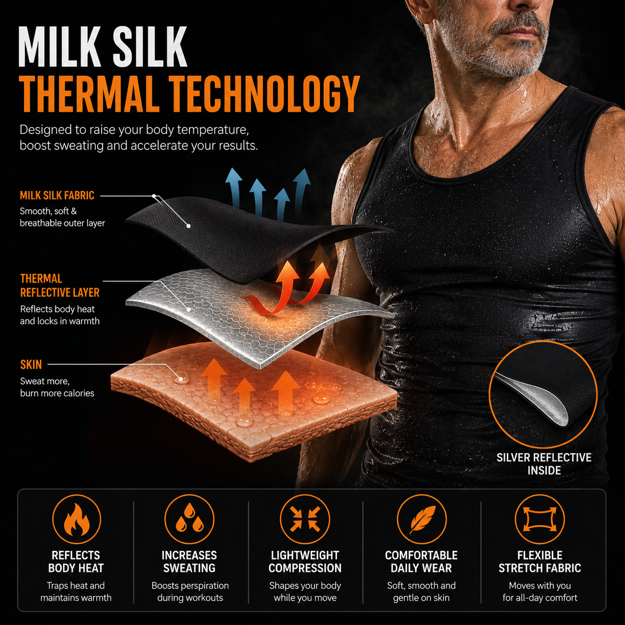 MILK SILK Shirt - BURN FAT FASTER