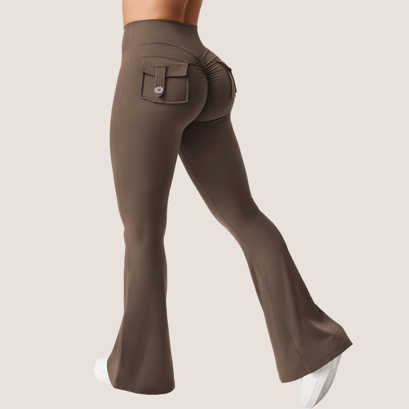 CARGO FLARE FIT © | Push Up Cargo Leggings - Ionicfire
