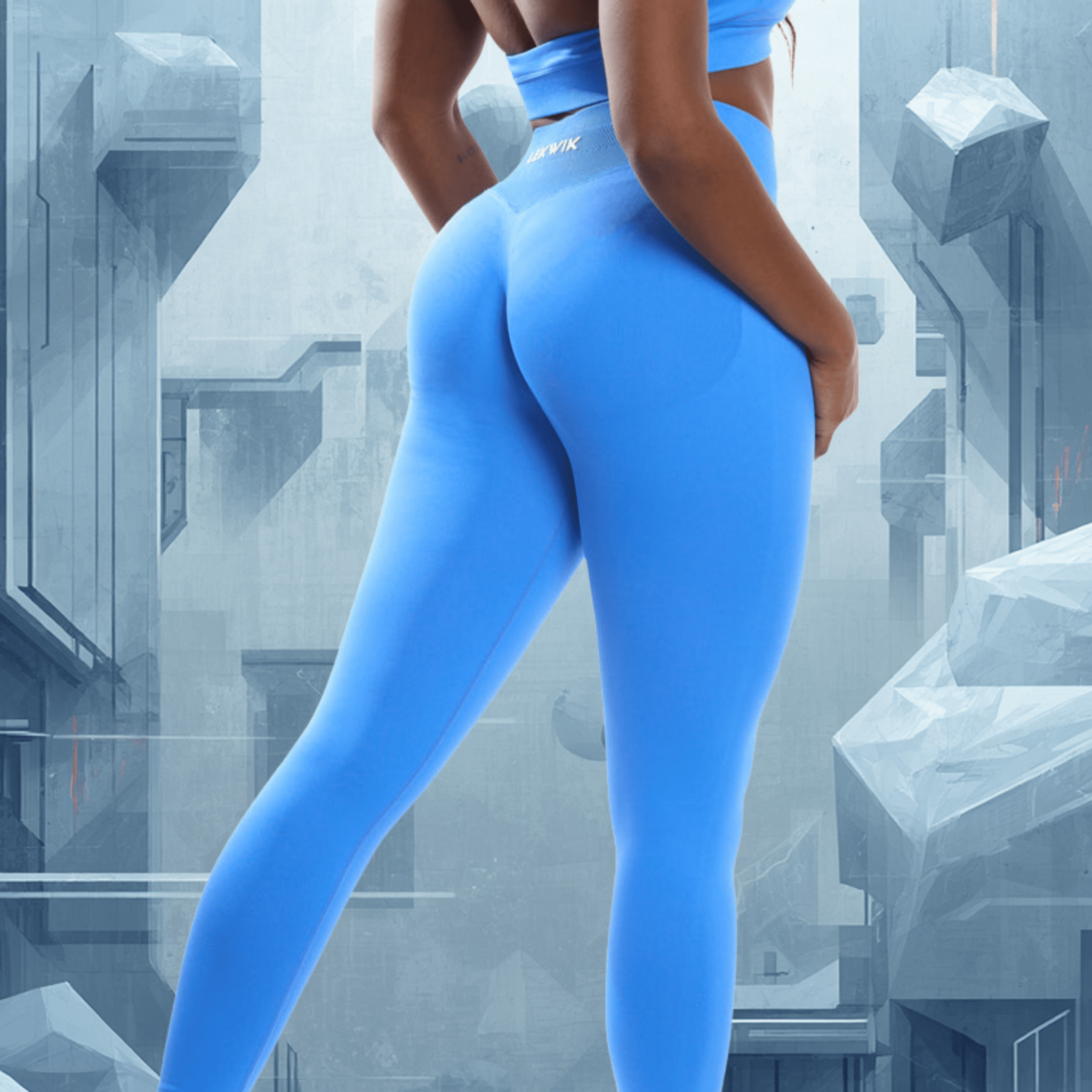 IMMO electric blue - Low rise leggings - Ionicfire