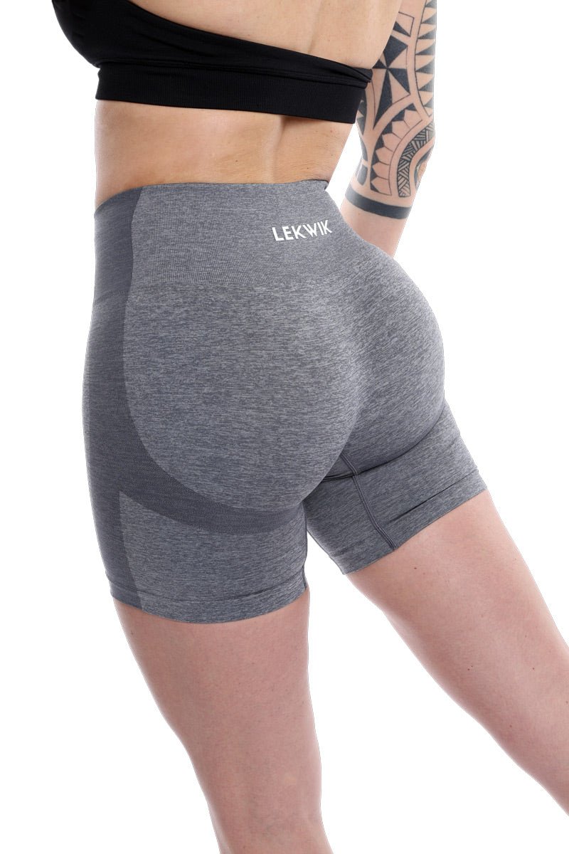 POLLY gray - High waisted shorts - Ionicfire