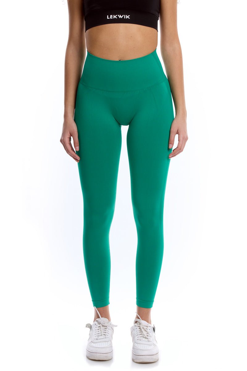 POLLY green - High waisted leggings - Ionicfire
