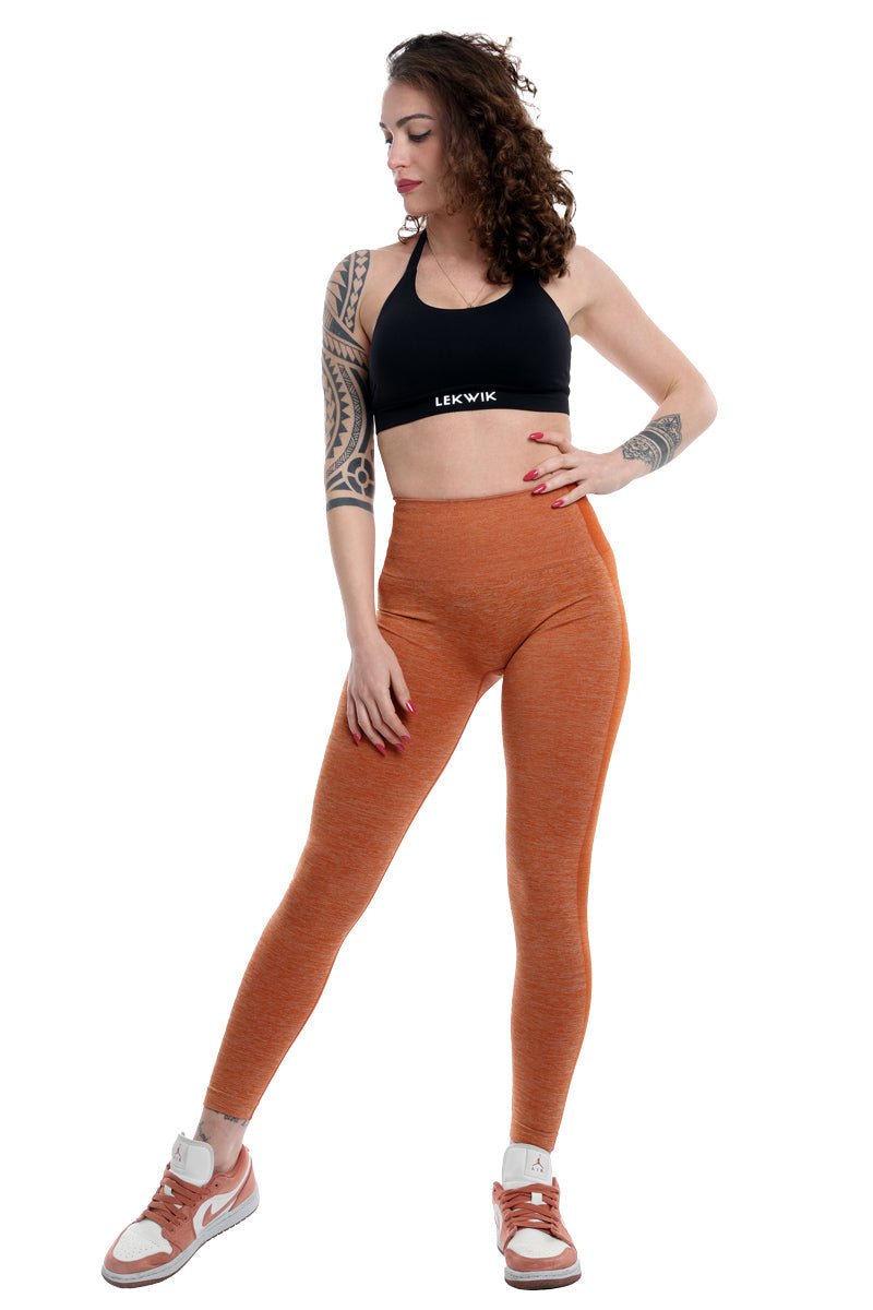 POLLY Terrakotta – Leggings mit hoher Taille – Ionicfire