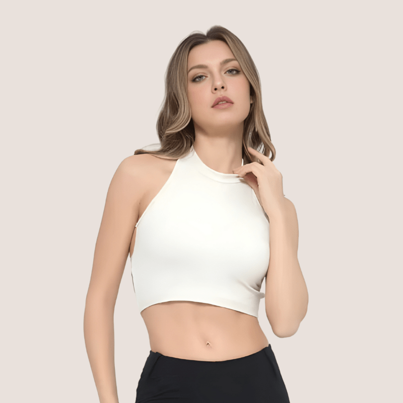 STRA TOP White © | Push Up Top with Bands - Ionicfire